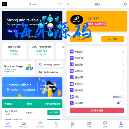 运营版微交易系统/日本微盘源码/多语言虚拟币微盘系统